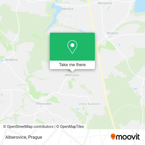 Карта Alberovice