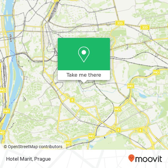 Hotel Marit map