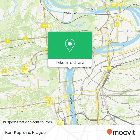 Karl Köprüsü map