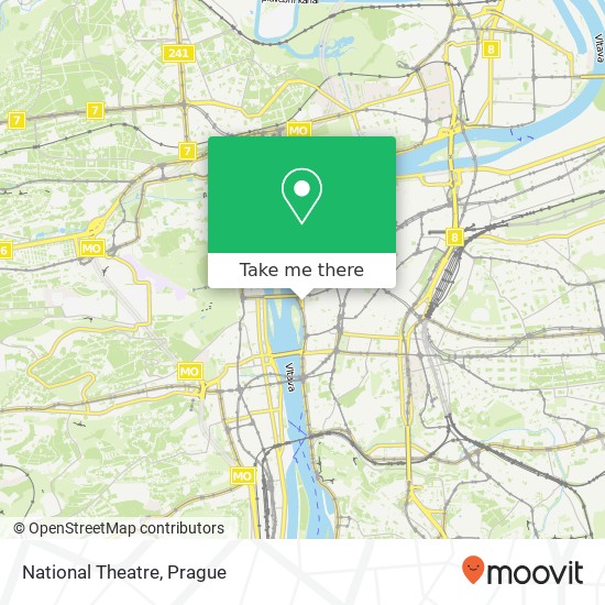 National Theatre map