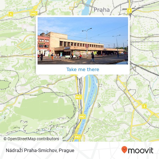 Nádraží Praha-Smíchov map