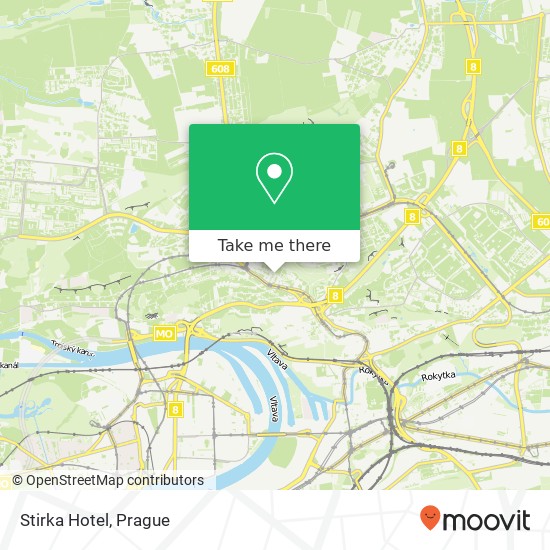 Stirka Hotel map