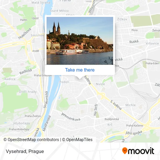 Карта Vysehrad