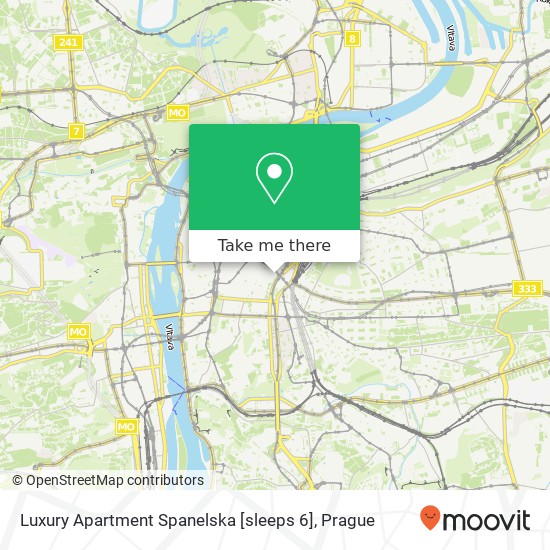 Luxury Apartment Spanelska [sleeps  6] map