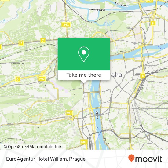 EuroAgentur Hotel William map