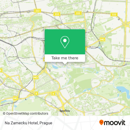 Na Zamecku Hotel map