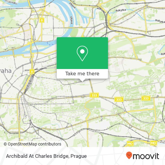 Archibald At Charles Bridge map