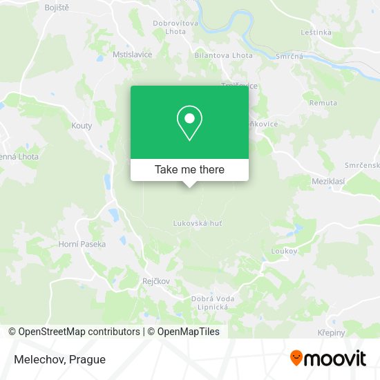 Карта Melechov