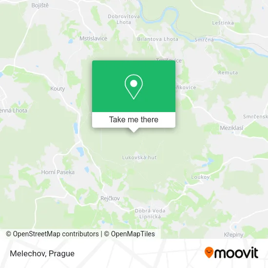 Карта Melechov