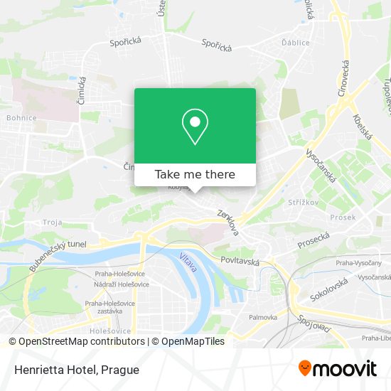 Henrietta Hotel map