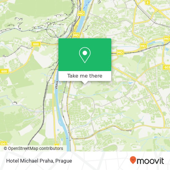Hotel Michael Praha map