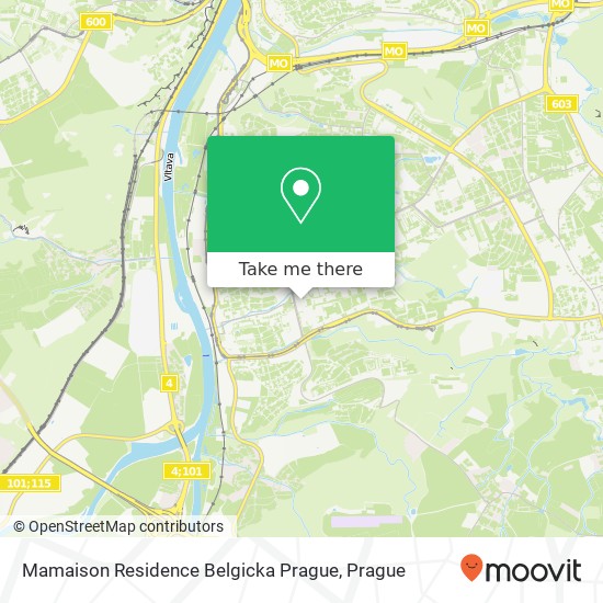Карта Mamaison Residence Belgicka Prague
