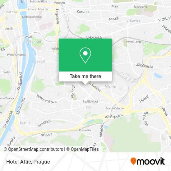 Карта Hotel Attic