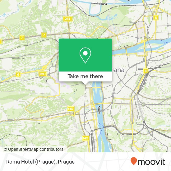 Roma Hotel (Prague) map