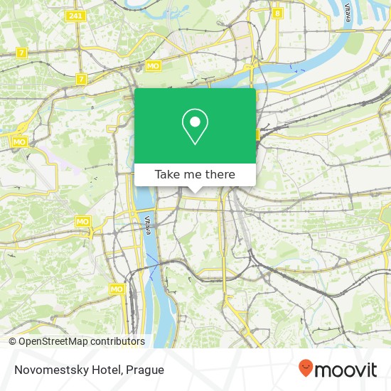 Novomestsky Hotel map