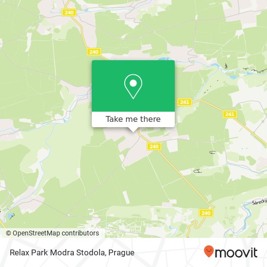 Relax Park Modra Stodola map