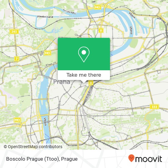 Boscolo Prague (Ttoo) map