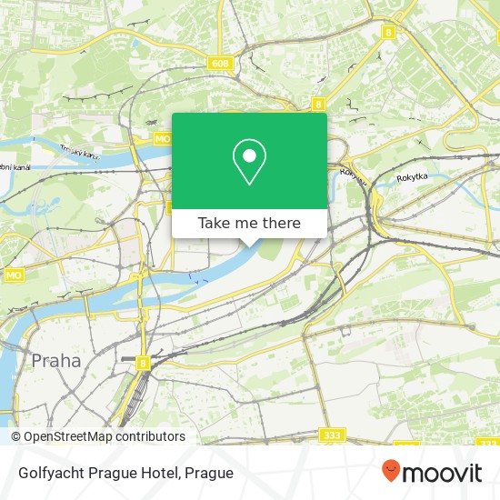 Карта Golfyacht Prague Hotel