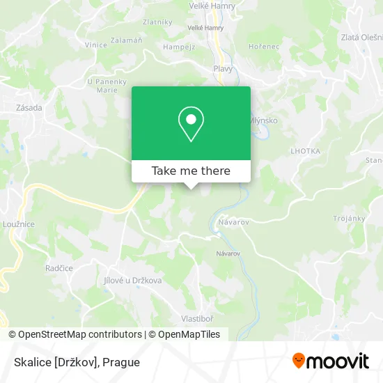 Карта Skalice [Držkov]