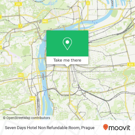 Seven Days Hotel Non Refundable Room map