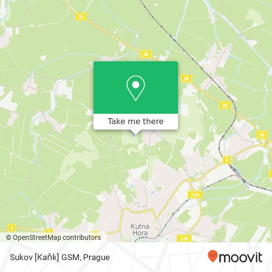 Sukov [Kaňk] GSM map