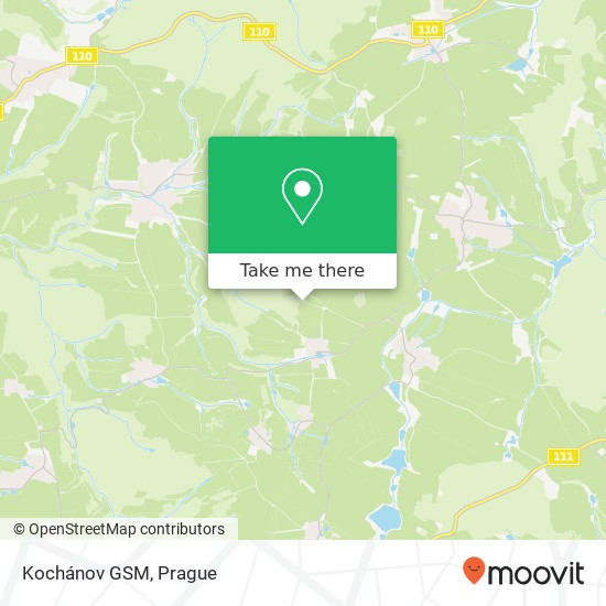 Kochánov GSM map