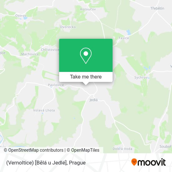 (Vernoltice) [Bělá u Jedlé] map