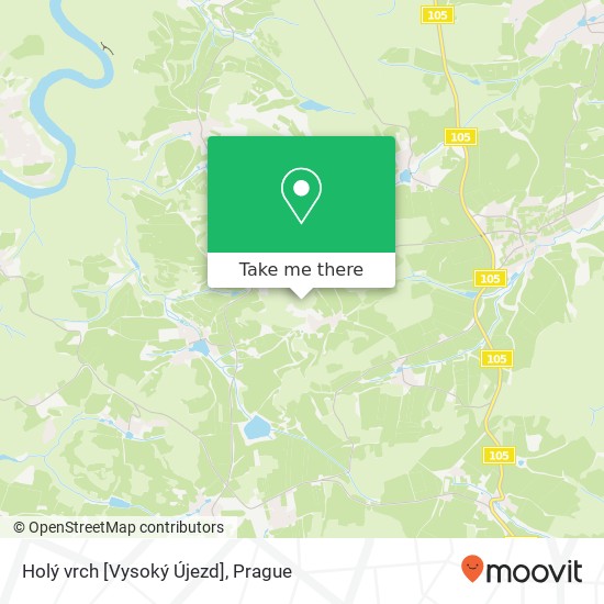 Holý vrch [Vysoký Újezd] map