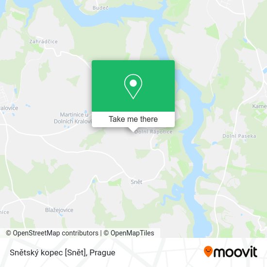 Snětský kopec [Snět] map