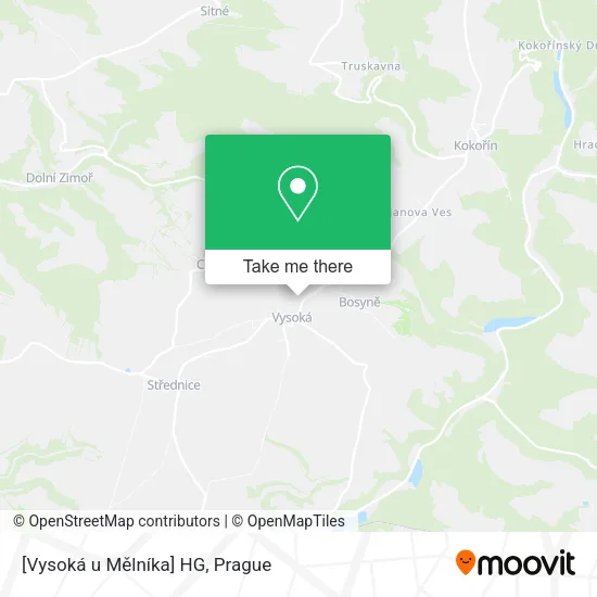 Карта [Vysoká u Mělníka] HG
