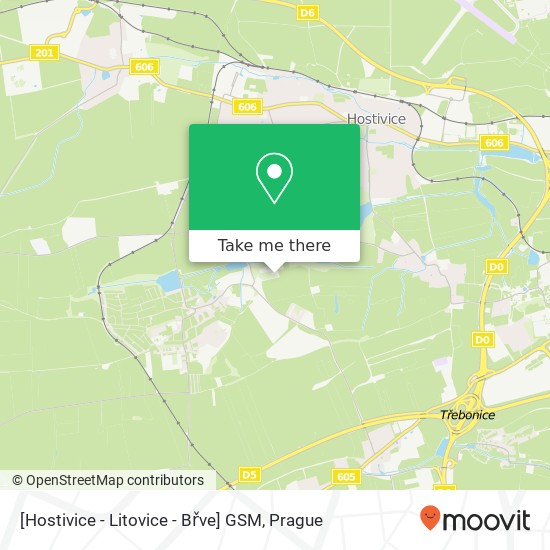 [Hostivice - Litovice - Břve] GSM map