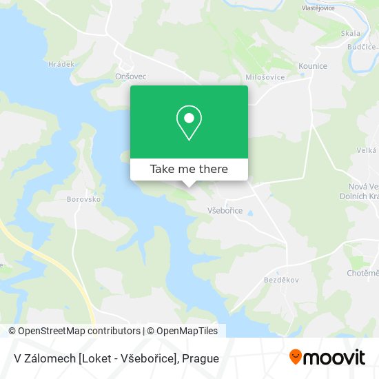 V Zálomech [Loket - Všebořice] map