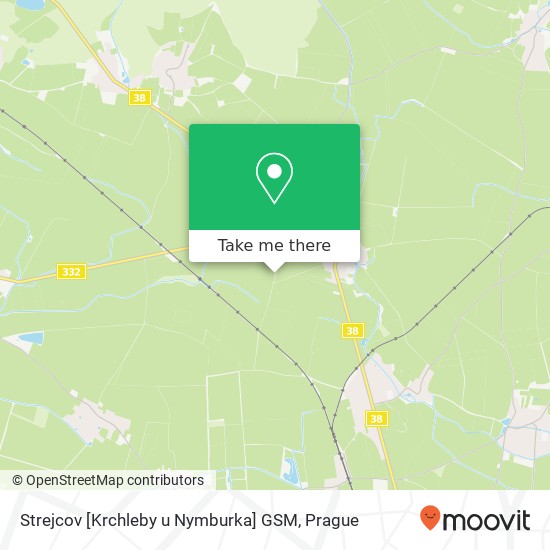 Strejcov [Krchleby u Nymburka] GSM map