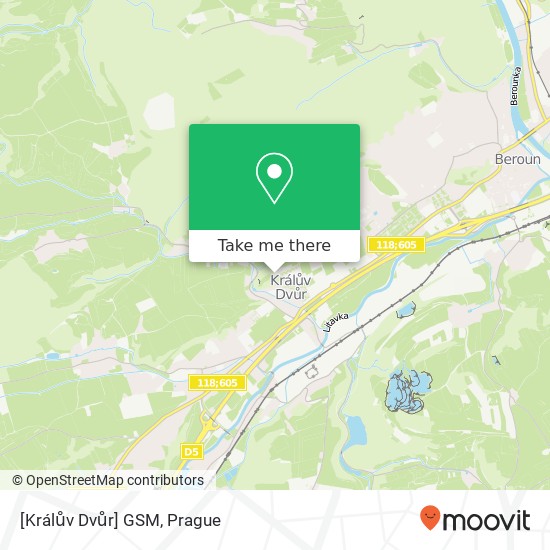 [Králův Dvůr] GSM map