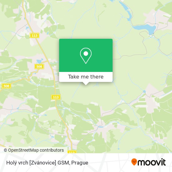 Holý vrch [Zvánovice] GSM map