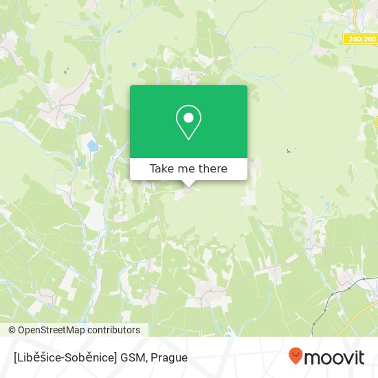 Карта [Liběšice-Soběnice] GSM