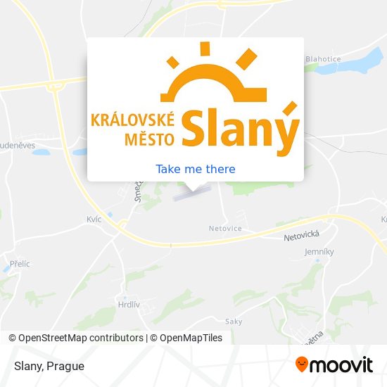 Карта Slany