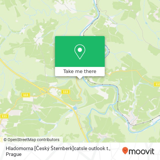 Hladomorna [Český Šternberk]catsle outlook t. map
