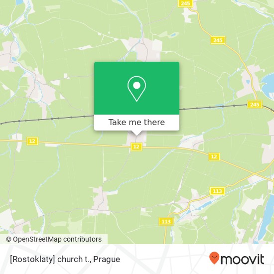 [Rostoklaty] church t. map