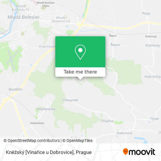 Kněžský [Vinařice u Dobrovice] map