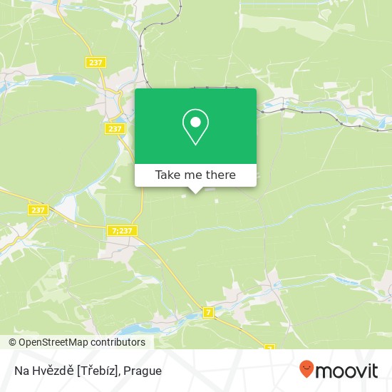 Na Hvězdě [Třebíz] map