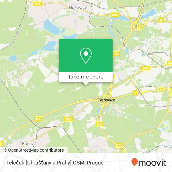 Teleček [Chrášťany u Prahy] GSM map