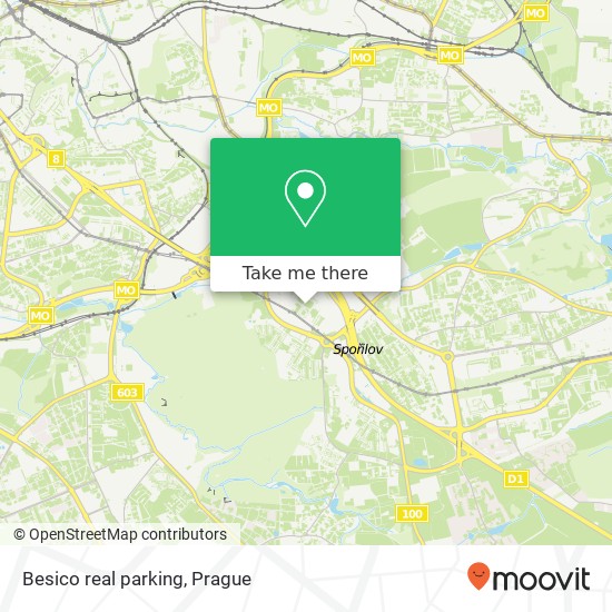 Карта Besico real parking
