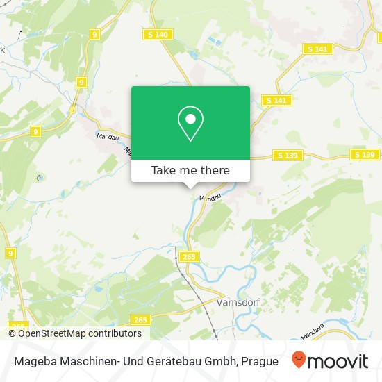 Карта Mageba Maschinen- Und Gerätebau Gmbh