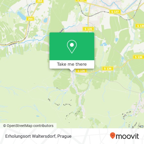 Erholungsort Waltersdorf map