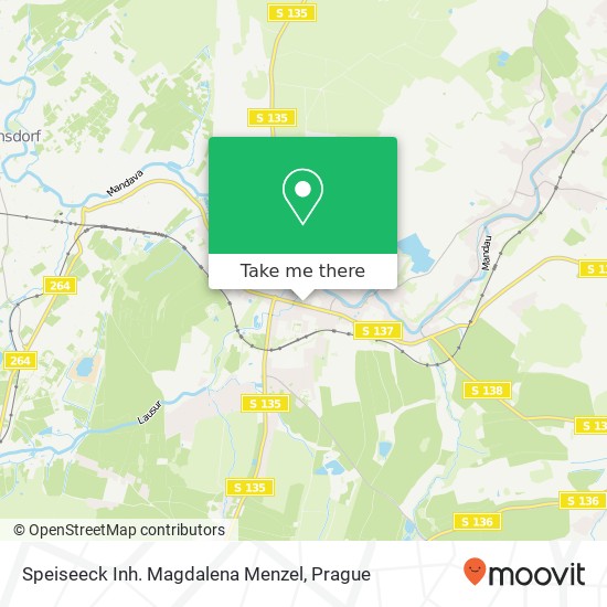 Speiseeck Inh. Magdalena Menzel map