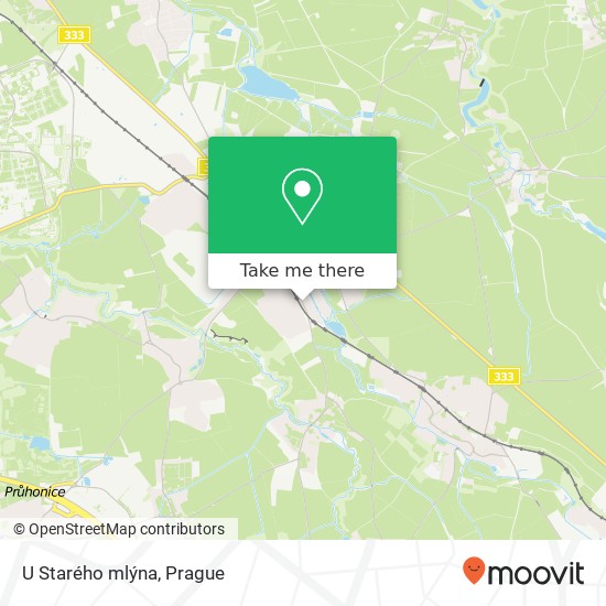 U Starého mlýna map