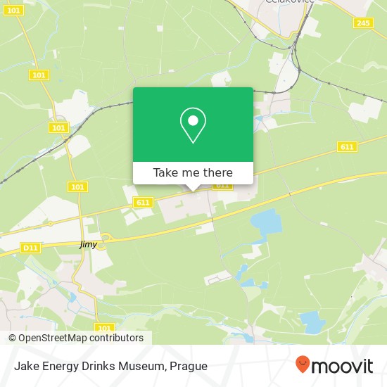 Jake Energy Drinks Museum map