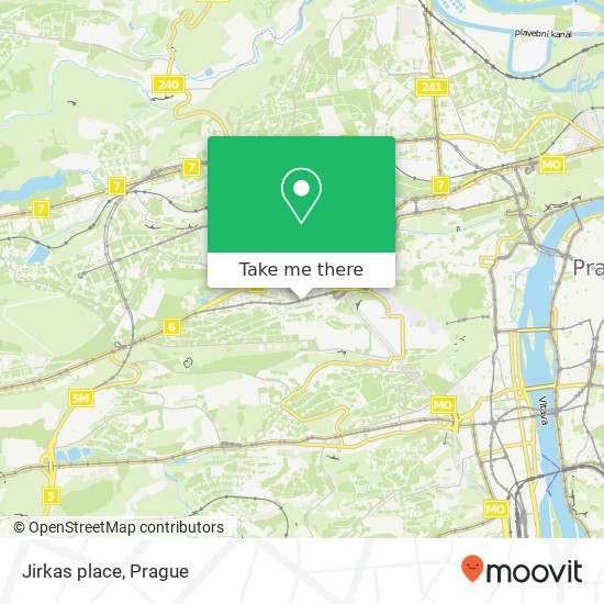 Jirkas place map