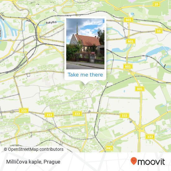 MilIíčova kaple map